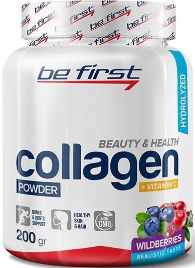 Be First Collagen + vitamin C powder, 200 г